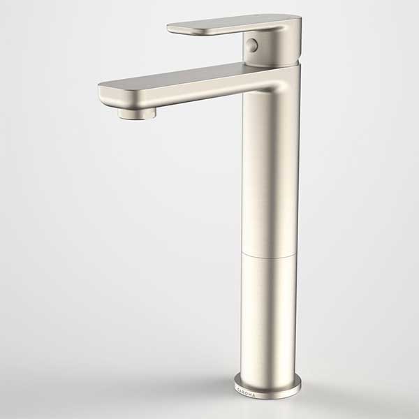 Caroma Luna Tower Basin Mixer Brushed Nickel