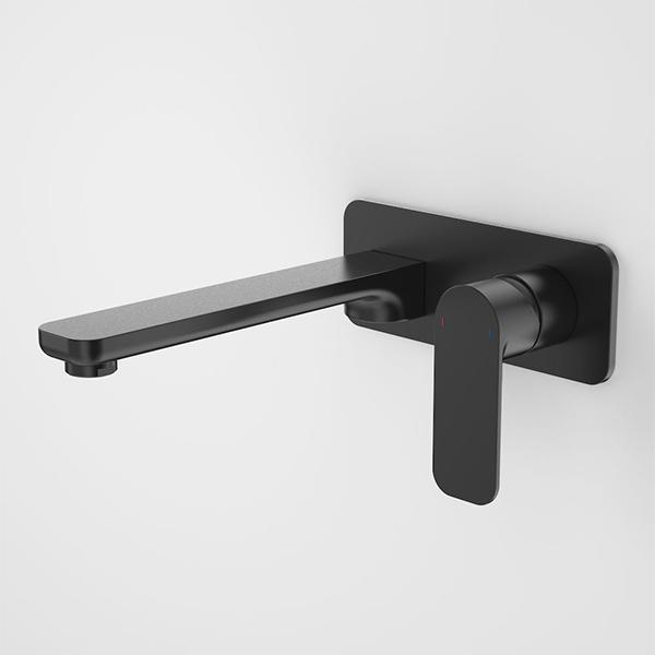 Caroma Luna Wall Basin/Bath Mixer Black