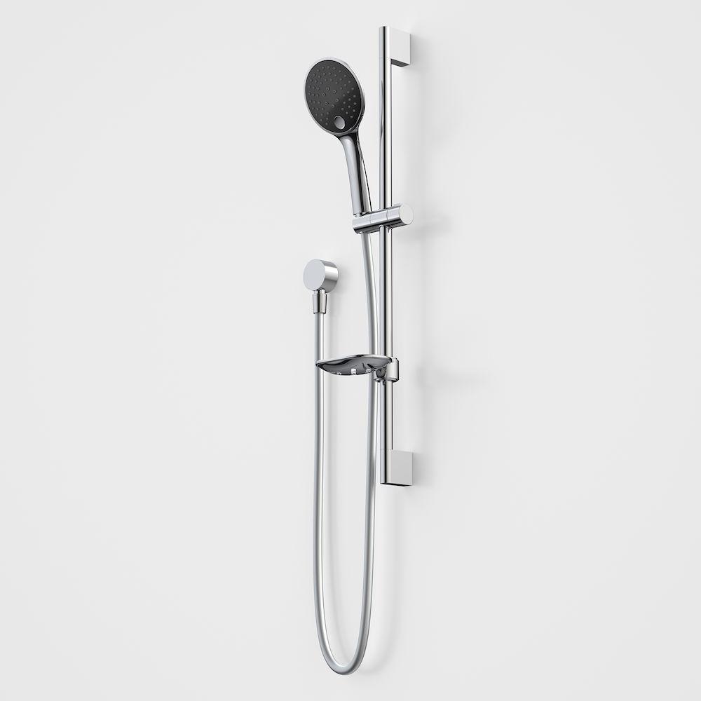 Caroma Pin Multifunction Rail Shower Black