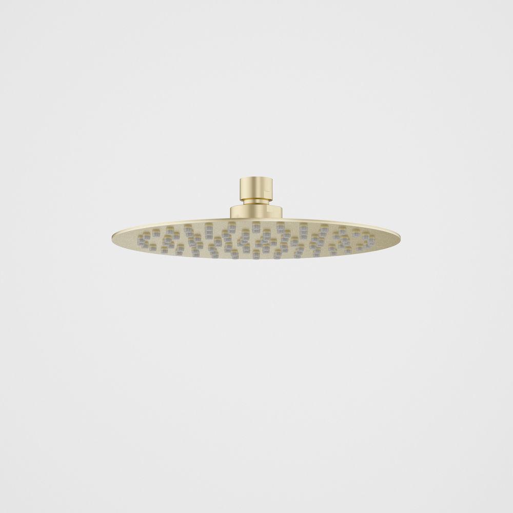 Caroma Urbane II 200mm Round Rain Shower - Brushed Brass