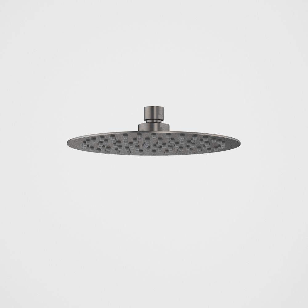 Caroma Urbane II 200mm Round Rain Shower - Gun Metal