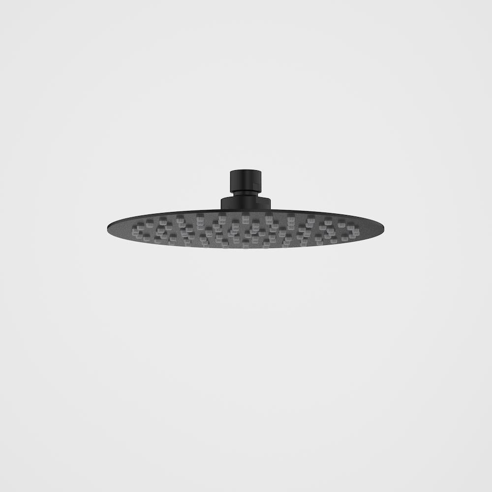 Caroma Urbane II 200mm Round Rain Shower - Matte Black