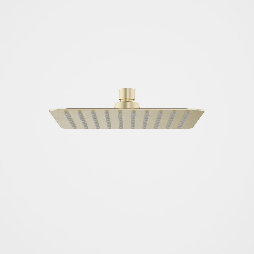 Caroma Urbane II 200mm Square Rain Shower - Brushed Brass