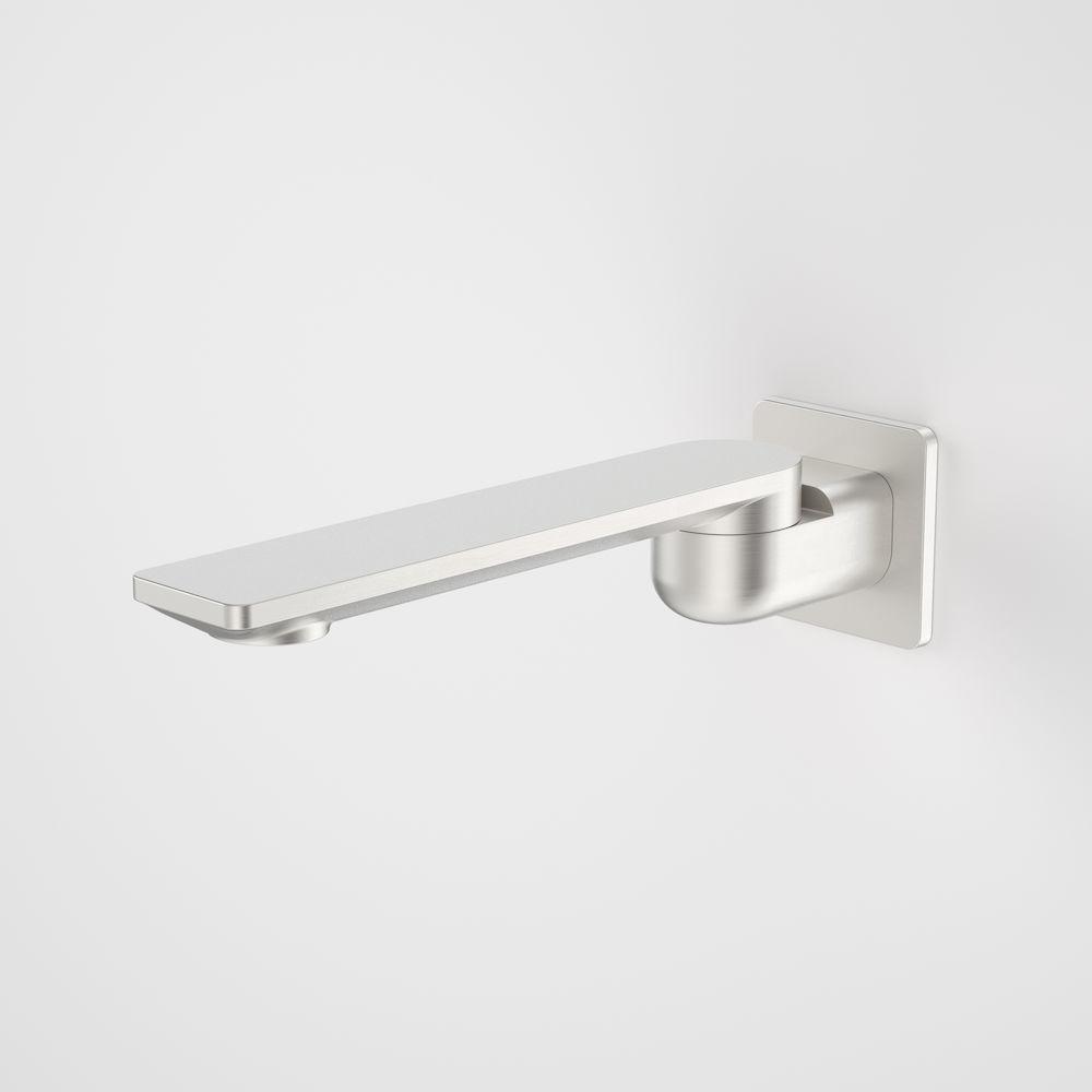 Caroma Urbane II 220mm Bath Swivel Outlet Square Plate - Brushed Nickel