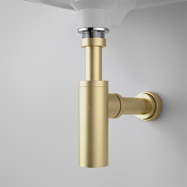 Caroma Urbane II 40mm Bottle Trap Brushed Brass