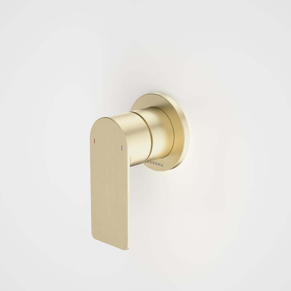 Caroma Urbane II Bath / Shower Mixer Round Plate - Brushed Brass