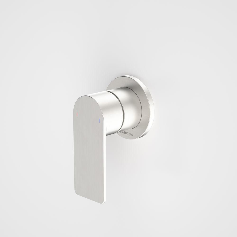 Caroma Urbane II Bath / Shower Mixer Round Plate - Brushed Nickel