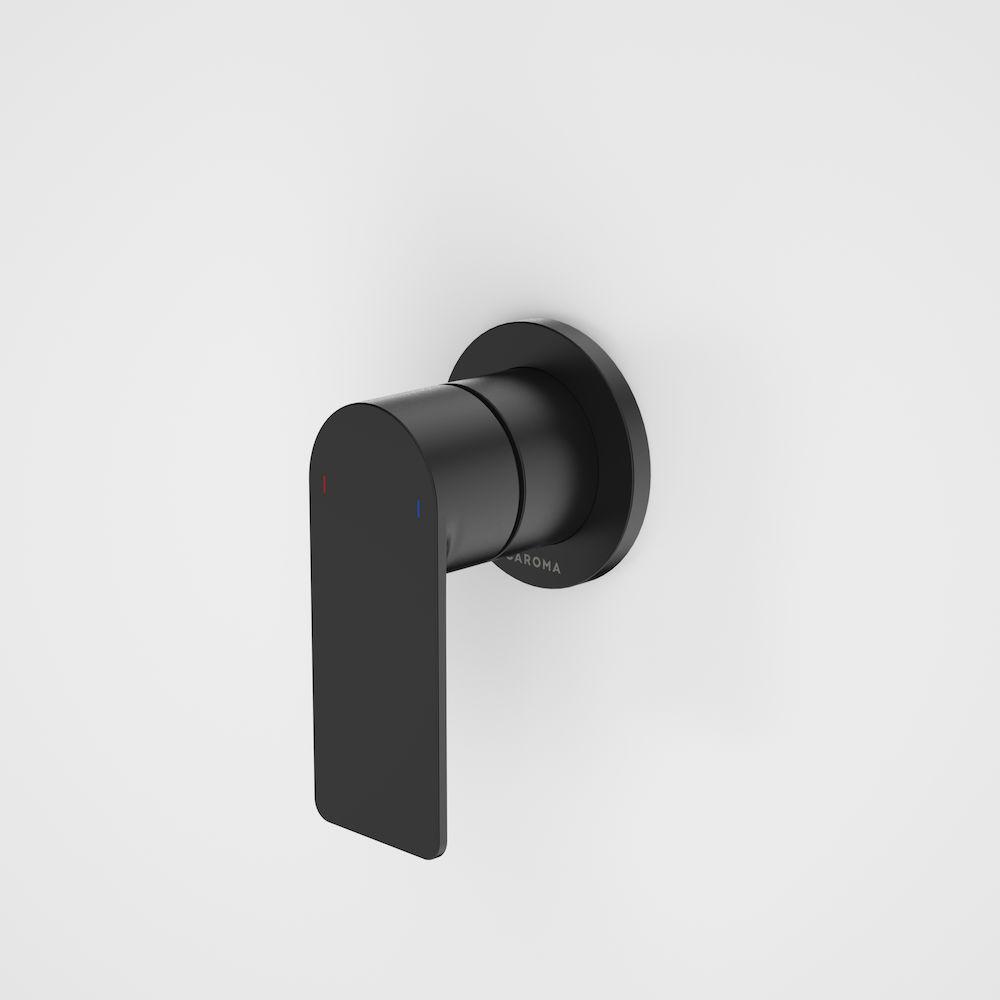 Caroma Urbane II Bath / Shower Mixer Round Plate - Matte Black