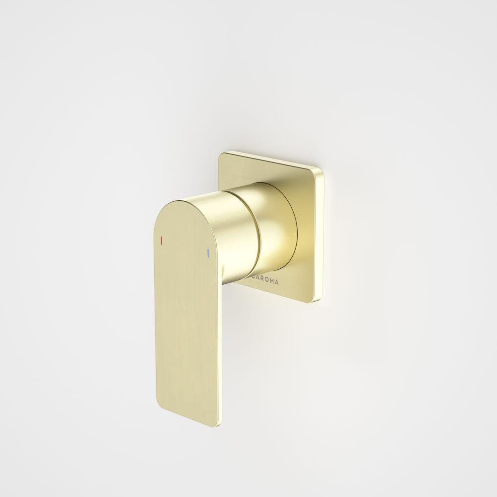 Caroma Urbane II Bath / Shower Mixer Square Plate - Brushed Brass