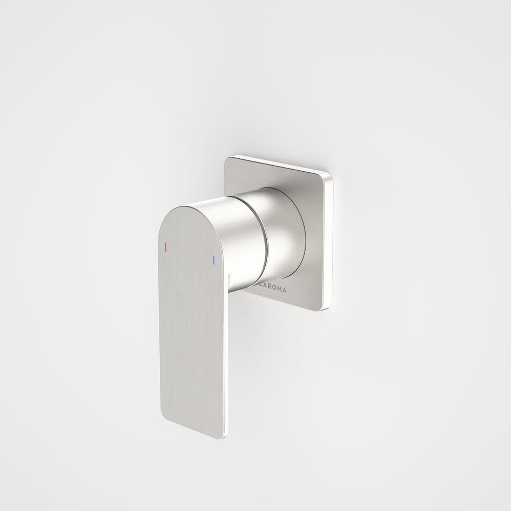 Caroma Urbane II Bath / Shower Mixer Square Plate - Brushed Nickel