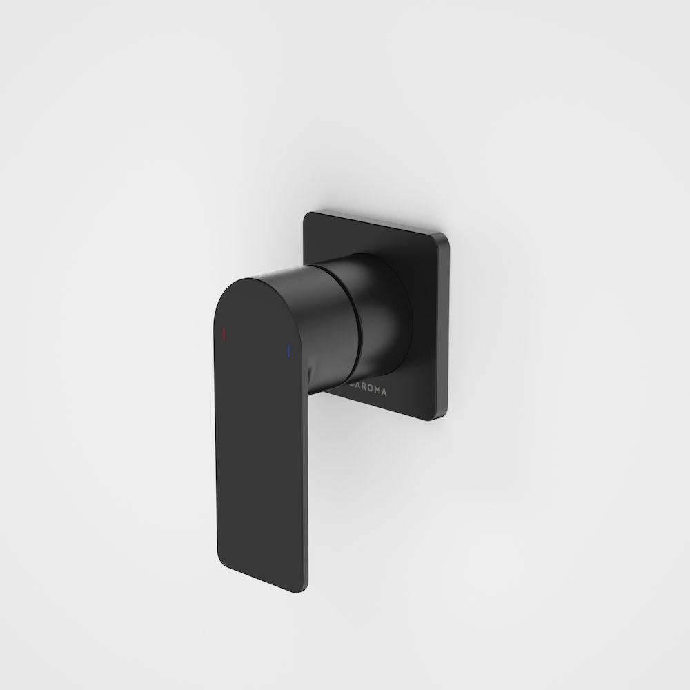 Caroma Urbane II Bath / Shower Mixer Square Plate - Matte Black