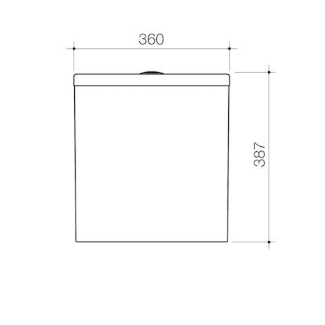 Caroma Urbane II Close Coupled Cistern