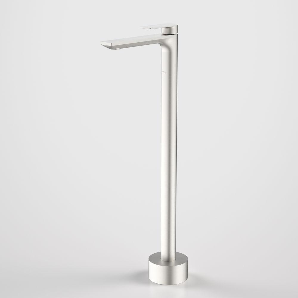 Caroma Urbane II Freestanding Bath Filler - Brushed Nickel