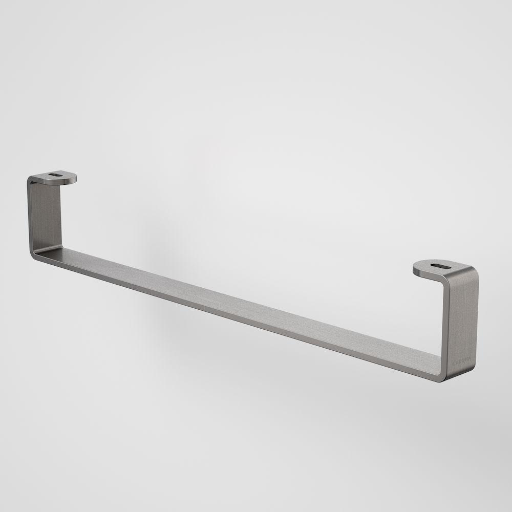 Caroma Urbane II Hand Wall Basin Integrated Rail - Gun Metal