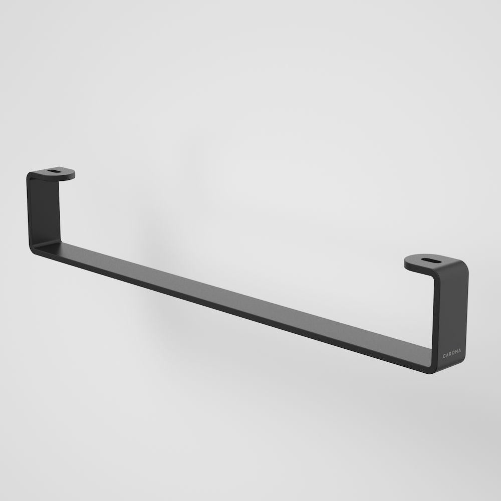 Caroma Urbane II Hand Wall Basin Integrated Rail - Matte Black