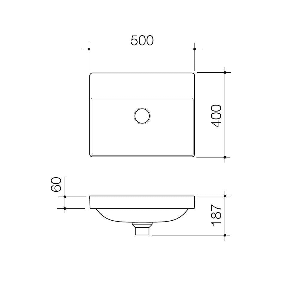 Caroma Urbane II Inset Basin