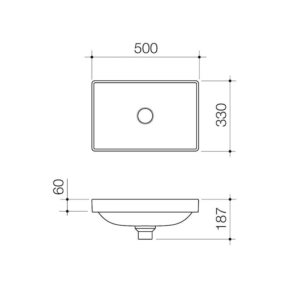 Caroma Urbane II Inset Basin