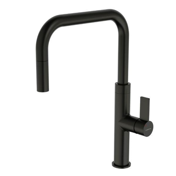 Caroma Urbane II Pull Out Sink Mixer - Black Matte