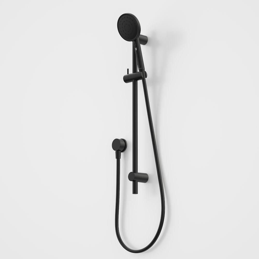 Caroma Urbane II Rail Shower - Matte Black