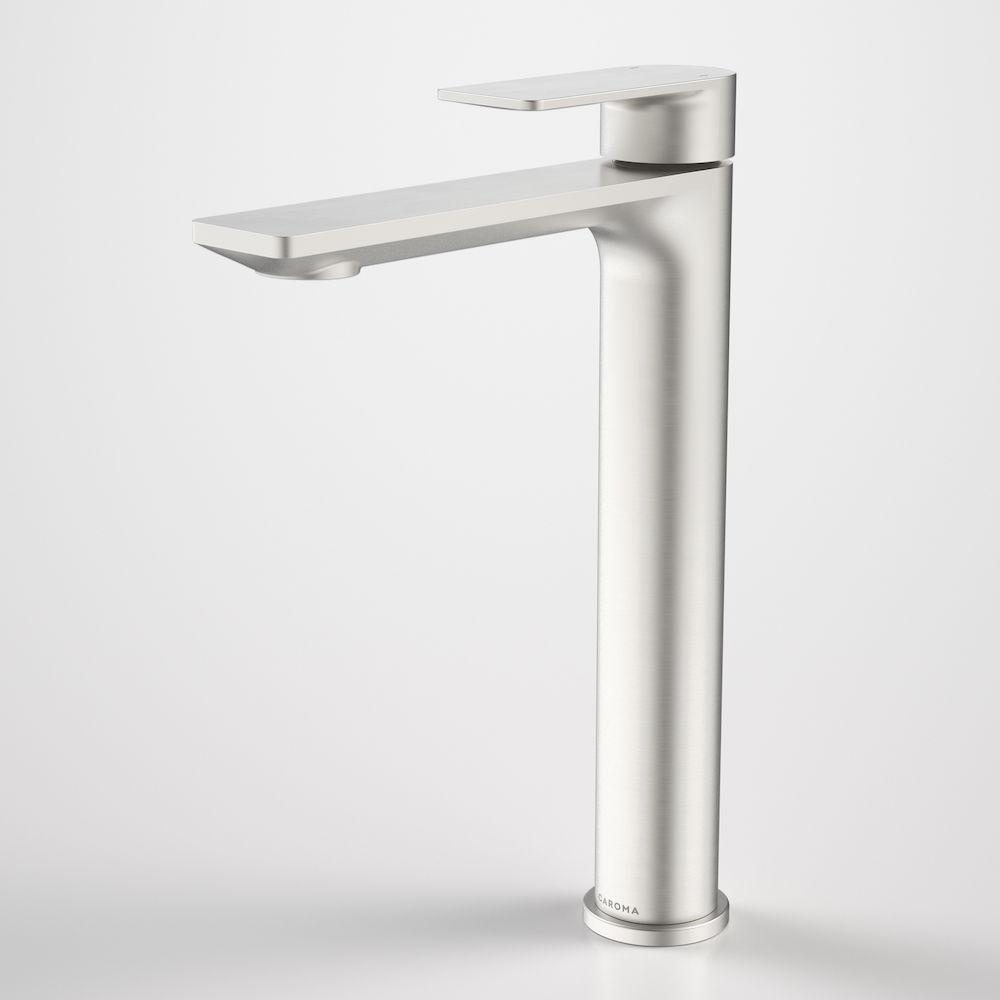 Caroma Urbane II Tower Basin Mixer - Brushed Nickel