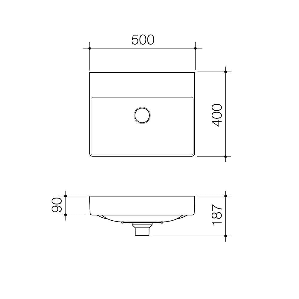 Caroma Urbane II Wall Basin