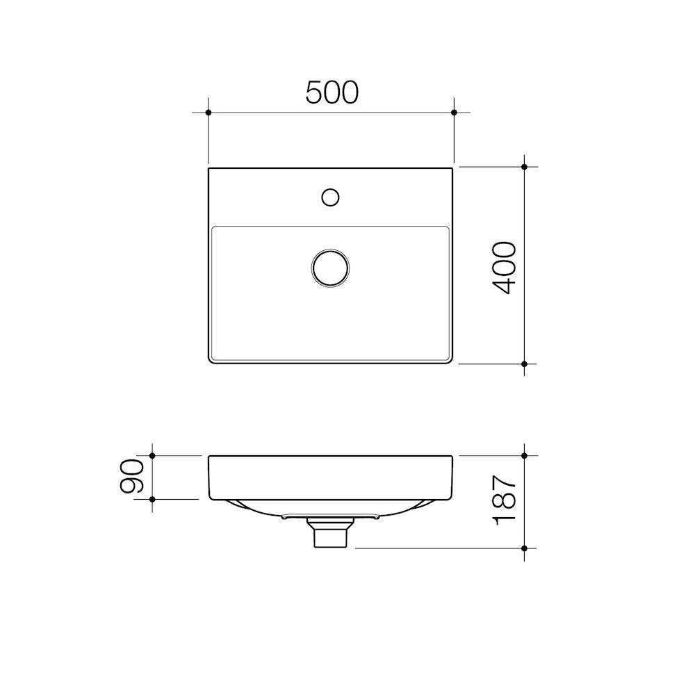 Caroma Urbane II Wall Basin