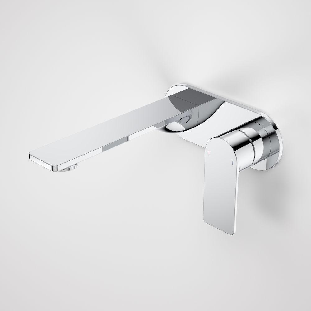 Caroma Urbane II Wall Basin/Bath Mixer Round Plate - Chrome