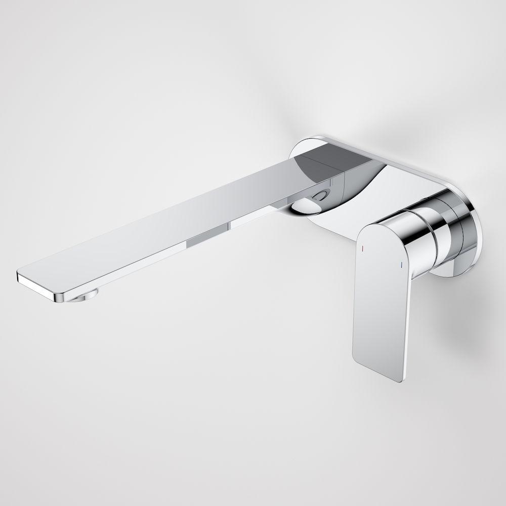 Caroma Urbane II Wall Basin/Bath Mixer Round Plate - Chrome