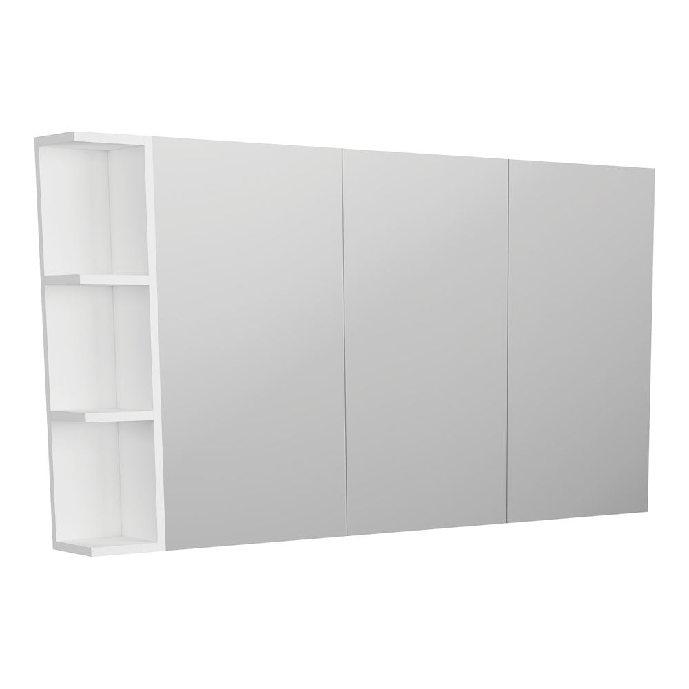 Fienza 1200 Pencil Edge Mirror Cabinet - 1 Side Shelf