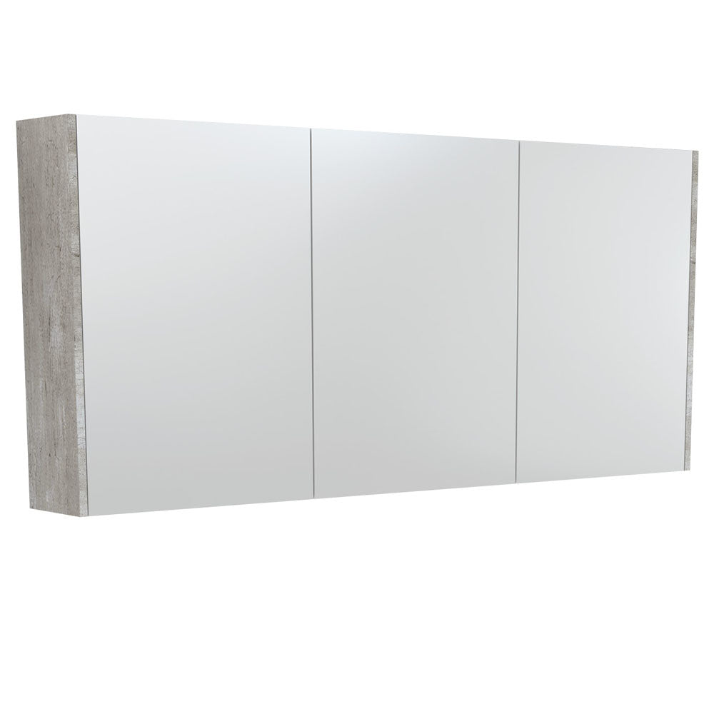 Fienza 1500 Mirror Cabinet with Industrial Side Panels