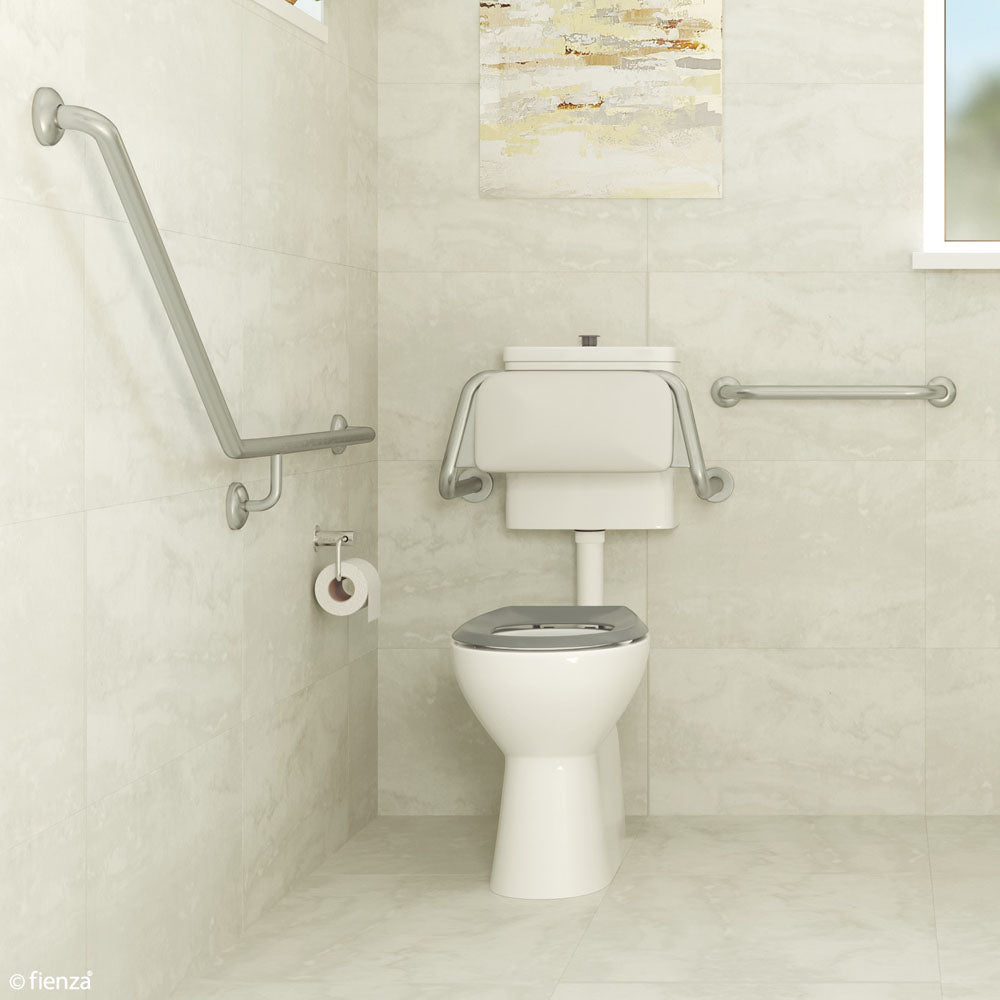 Fienza Accessible Toilet Care Kit 2 with Right-Hand 40° Rail