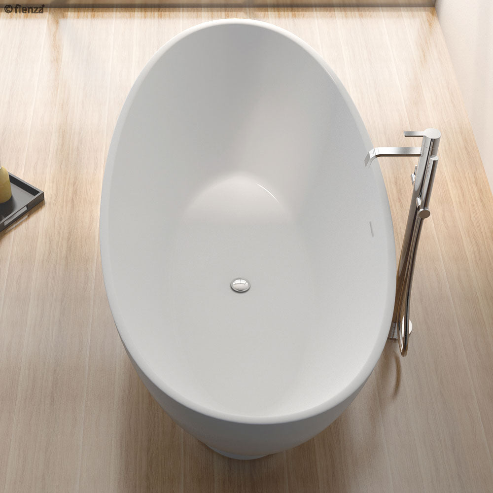 Fienza Antonia Matte White Stone Bath