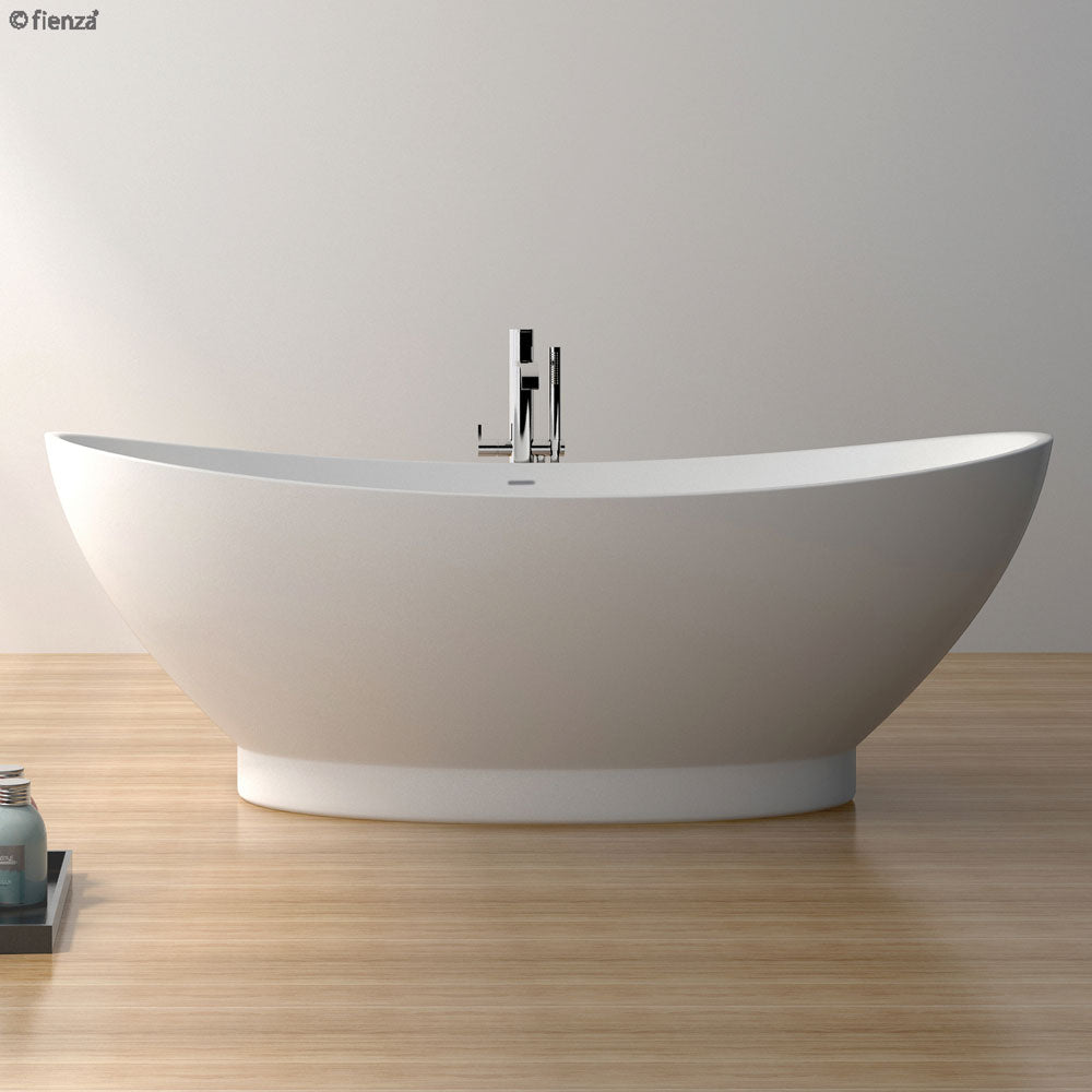 Fienza Antonia Matte White Stone Bath