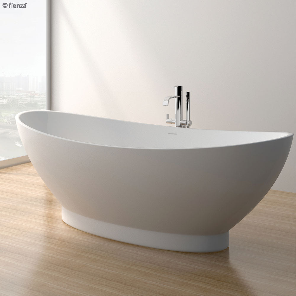 Fienza Antonia Matte White Stone Bath