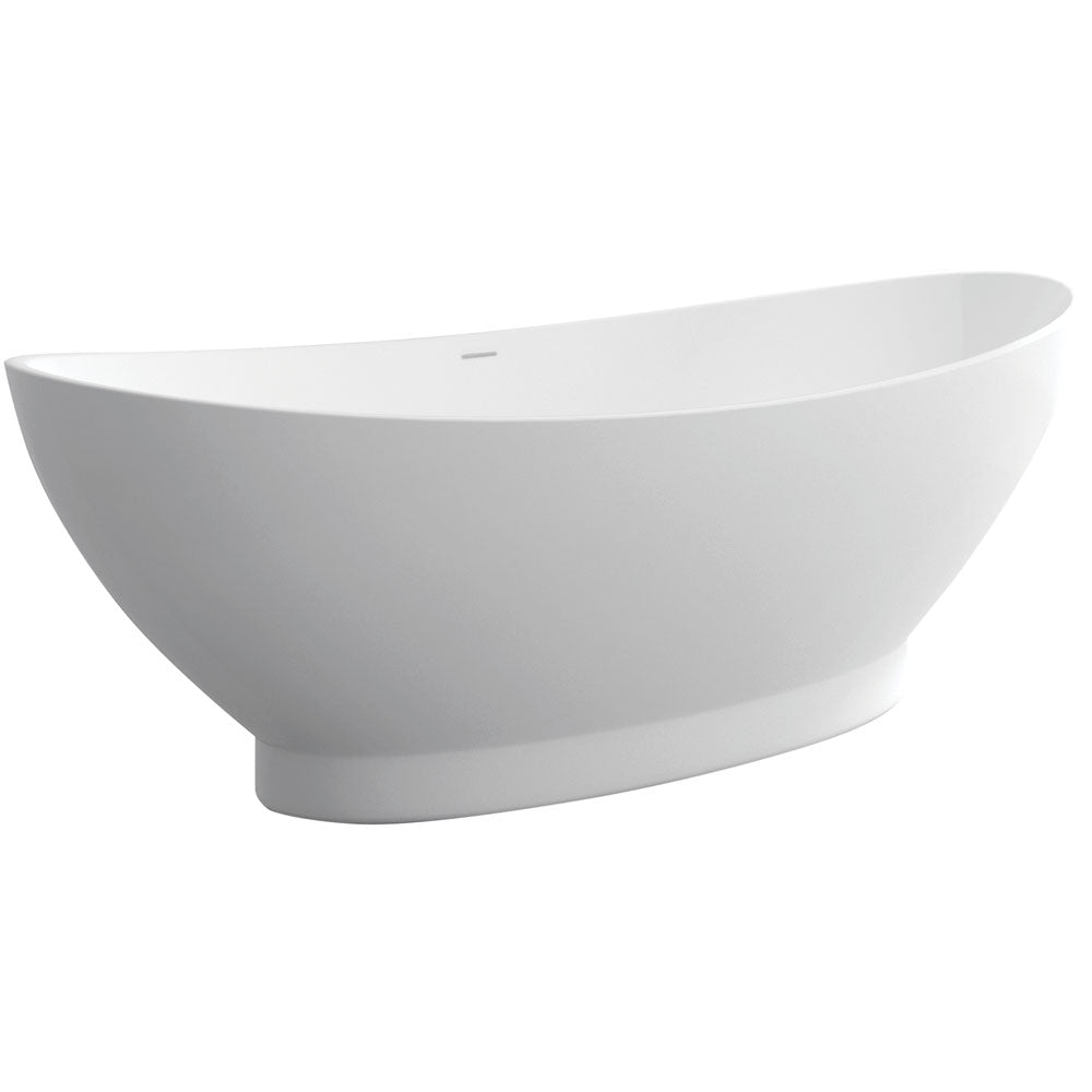 Fienza Antonia Matte White Stone Bath