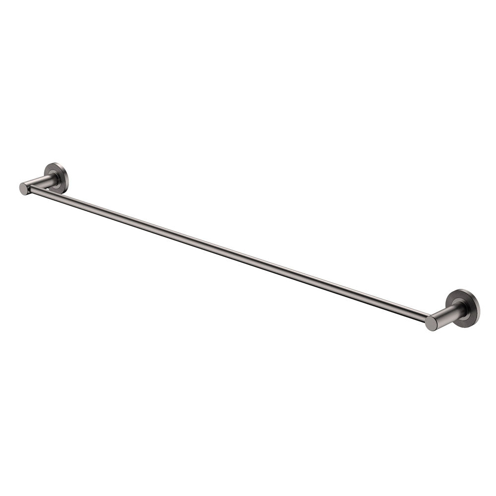 Fienza Axle 900mm Single Towel Rail - Gun Metal