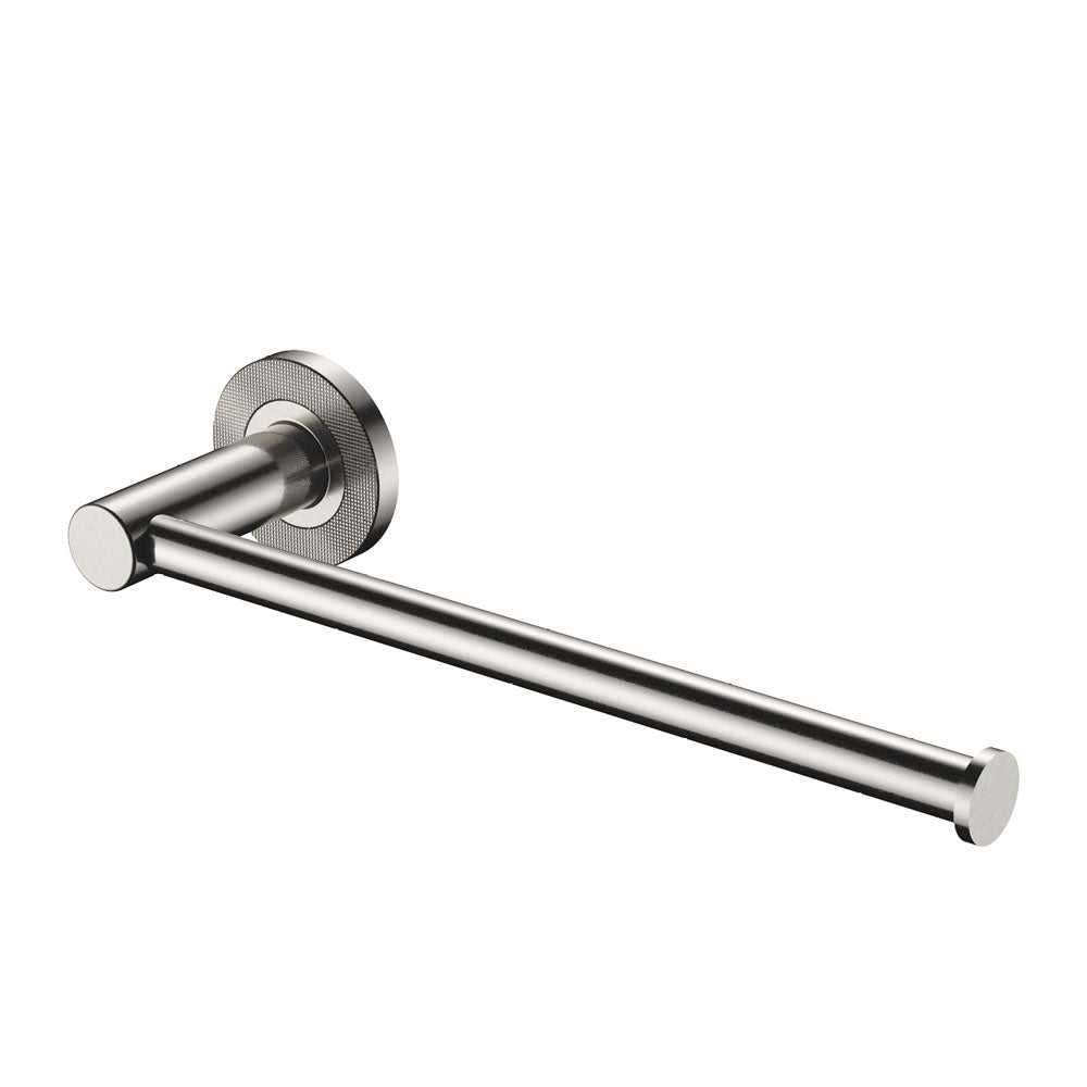 Fienza Axle Hand Towel Rail/Roll Holder - Brushed Nickel