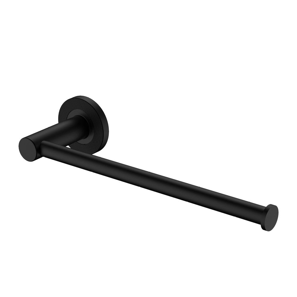 Fienza Axle Hand Towel Rail/Roll Holder - Matte Black