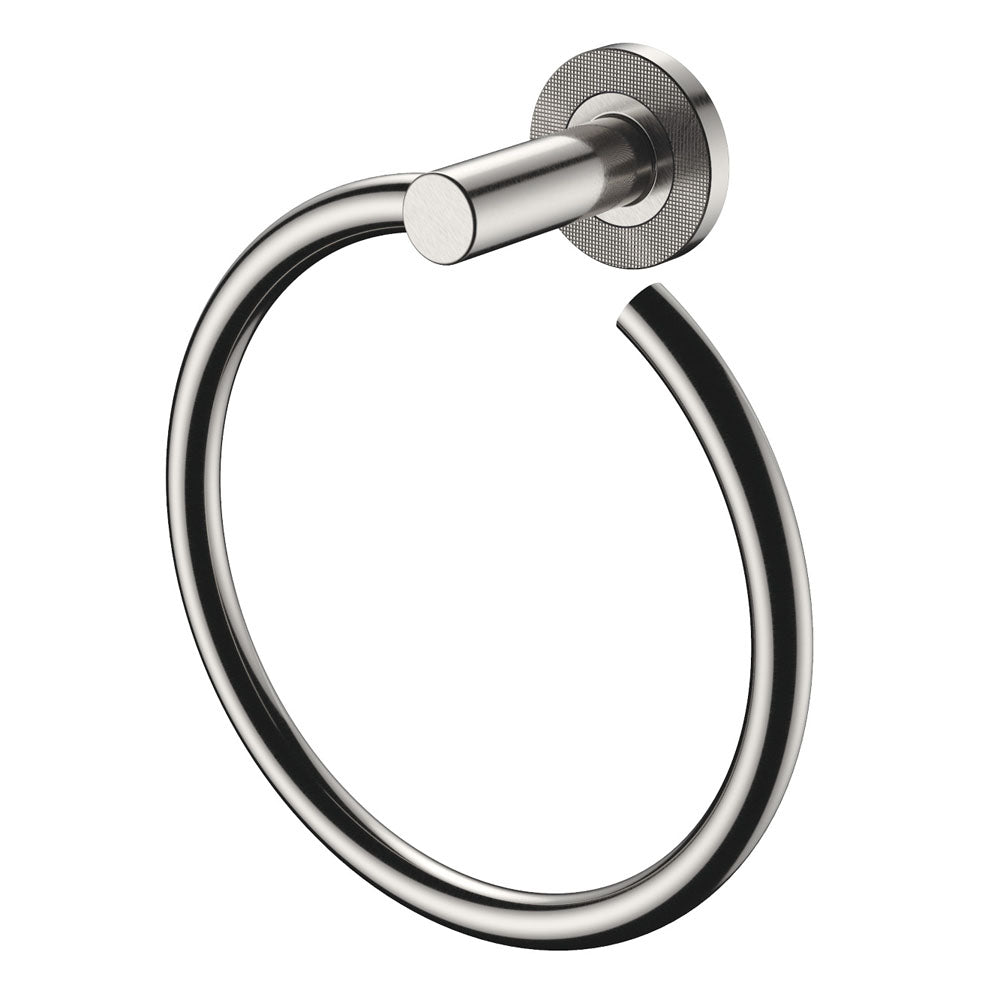 Fienza Axle Hand Towel Ring - Brushed Nickel