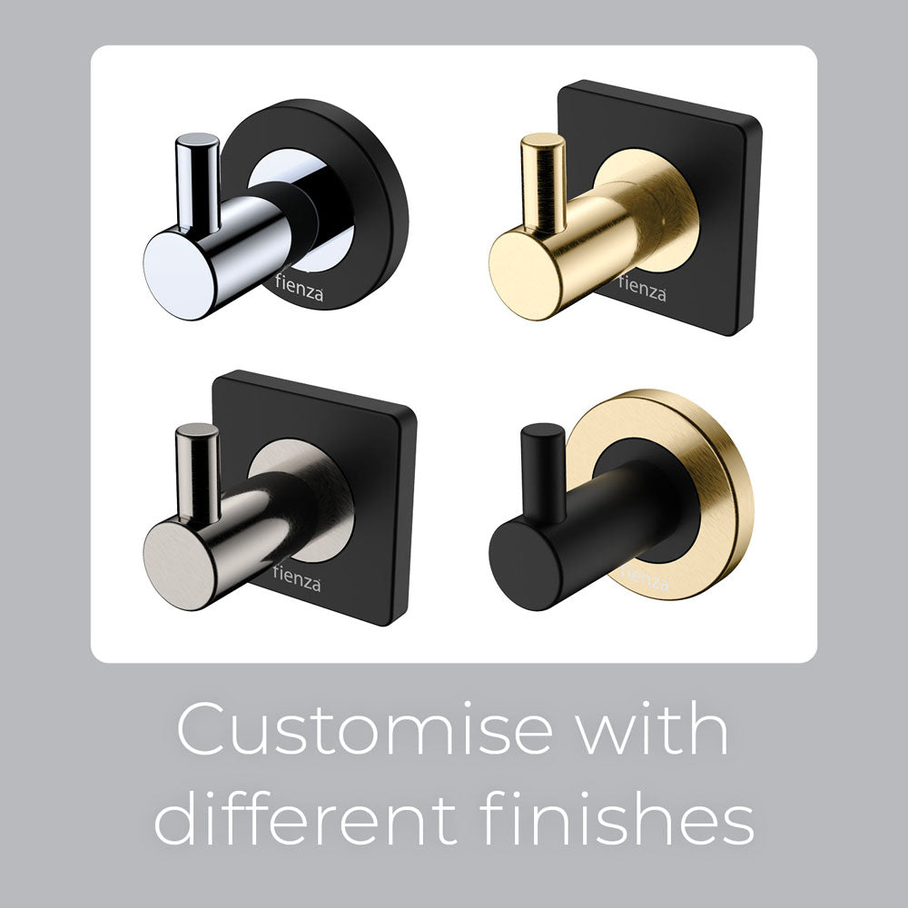 Fienza Axle Robe Hook - Brushed Nickel