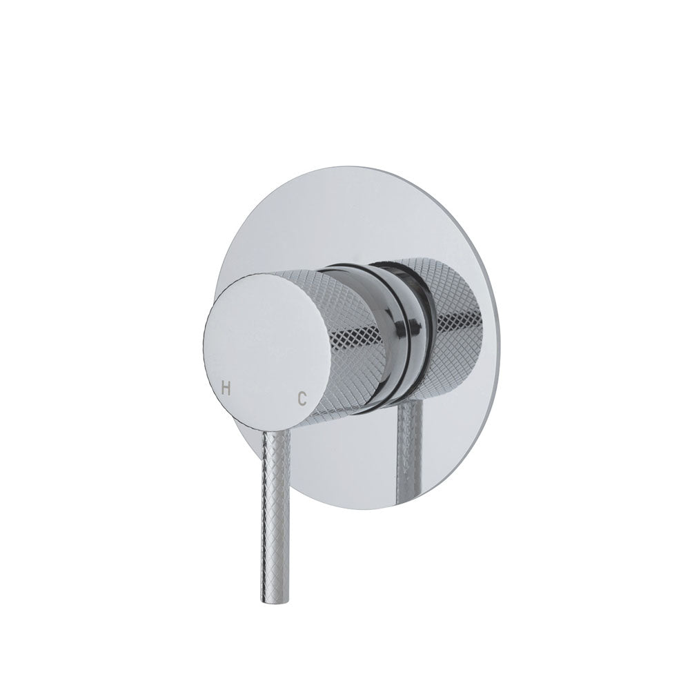 Fienza Axle Wall Mixer - Chrome - Large Round Plate