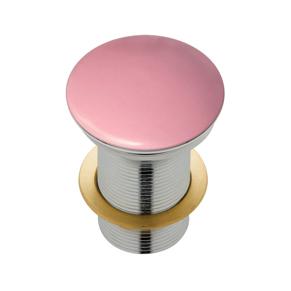 Fienza Ceramic Cap Pop-Up Waste - 32mm - Matte Pink