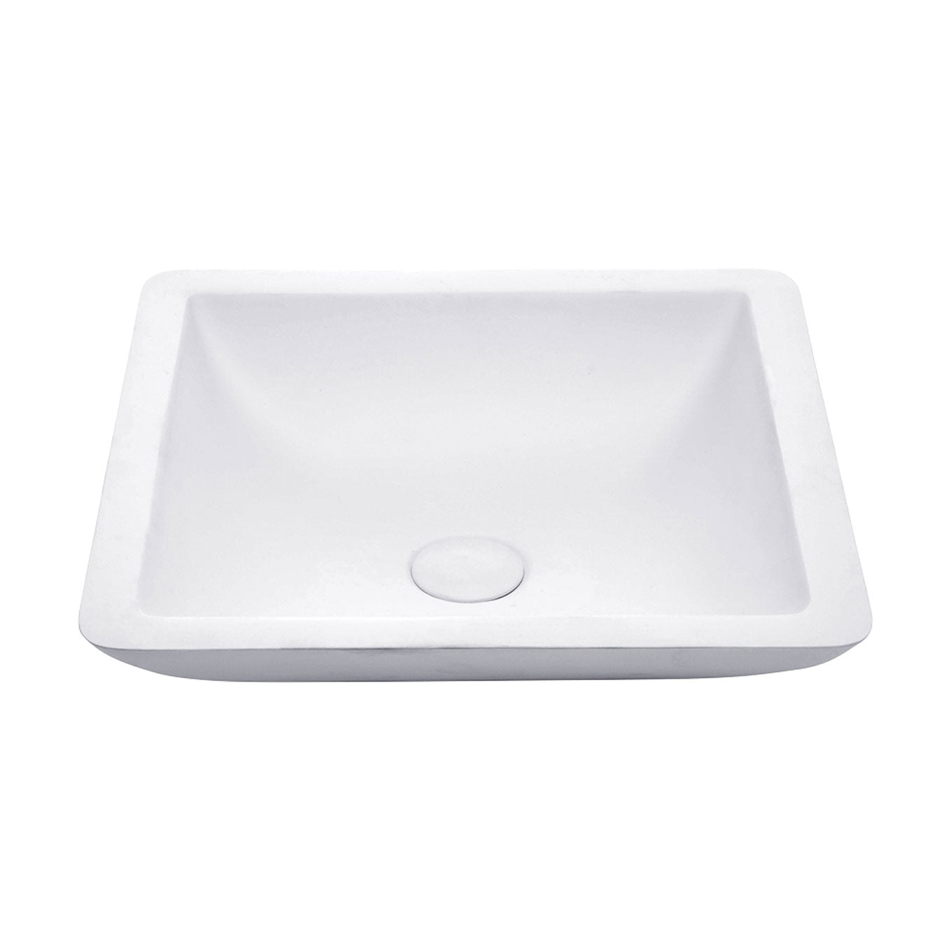 Fienza Classique 420 Matte White Cast Stone Above Counter Basin