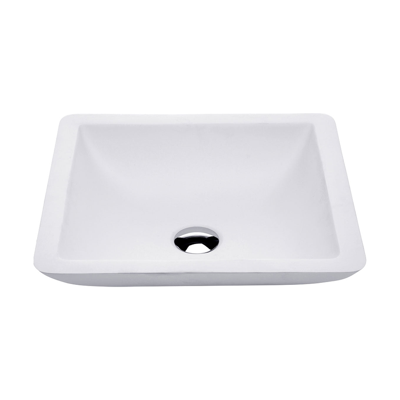 Fienza Classique 420 Matte White Cast Stone Above Counter Basin