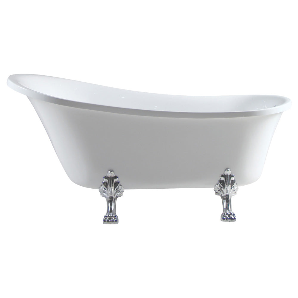 Fienza Clawfoot Freestanding Acrylic Bath