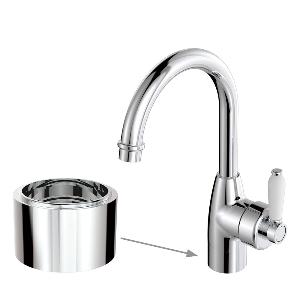 Fienza Eleanor 30mm Base Riser for Basin Mixers - Chrome