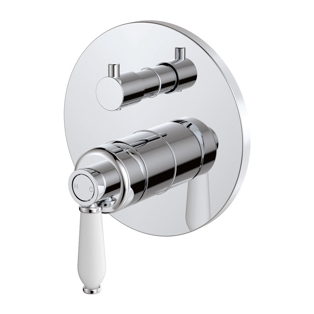 Fienza Eleanor Wall Diverter Mixer - Chrome / Ceramic