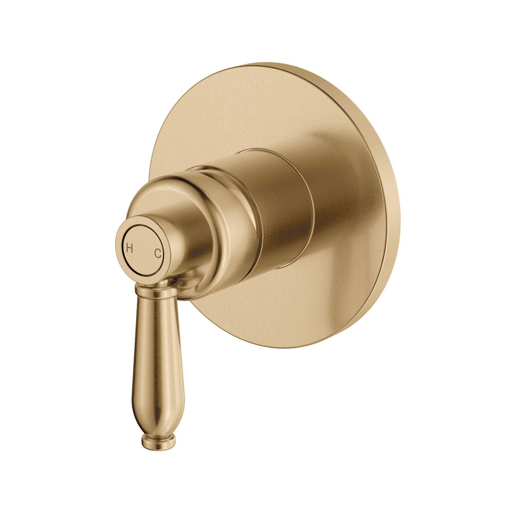 Fienza Eleanor Wall Mixer - Urban Brass / Urban Brass