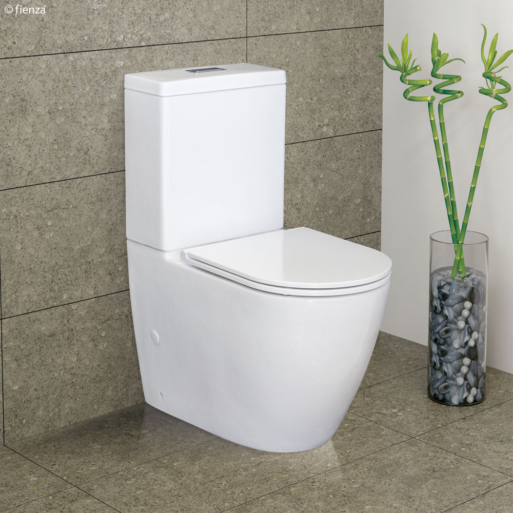 Fienza Empire Back-to-Wall Toilet Suite - Slim Seat