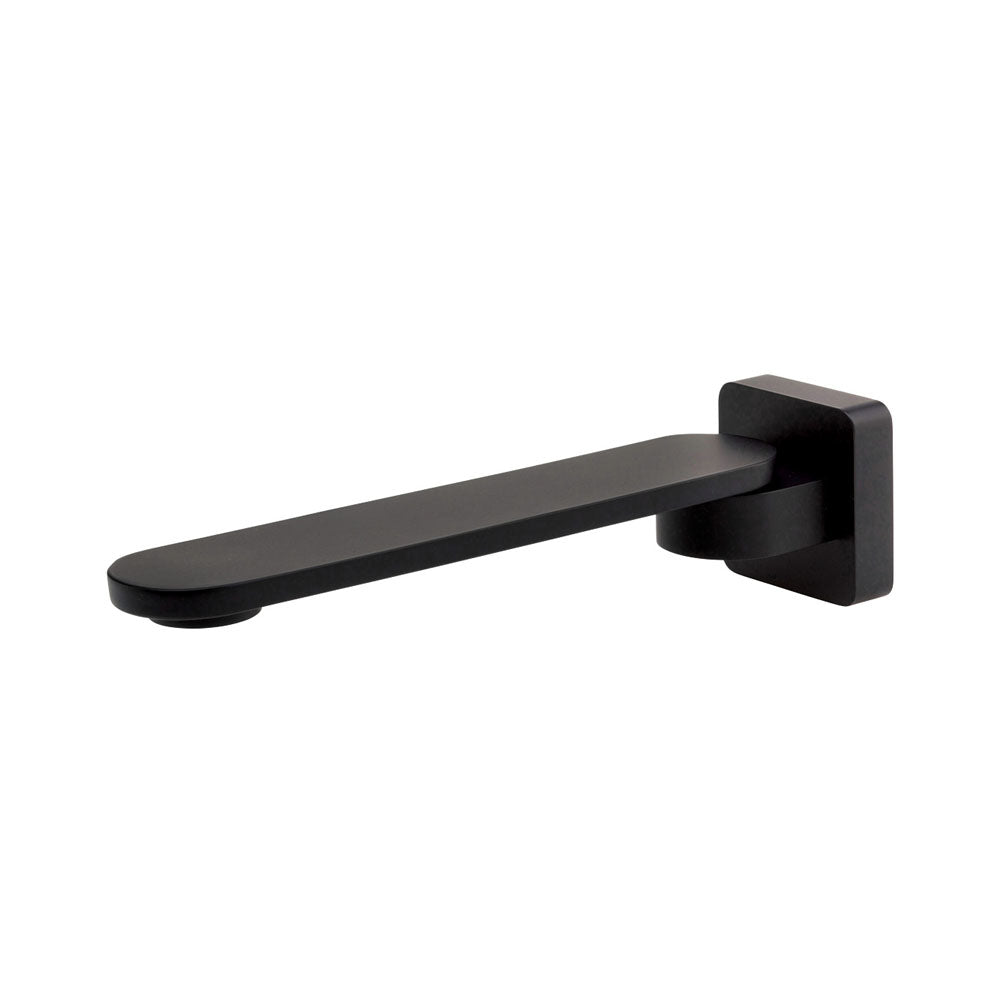 Fienza Empire Slim Swivel Bath Outlet - Matte Black